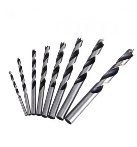 8pcs 3-10mm Woodworking High Carbon Steel Twist Drill Bit Set