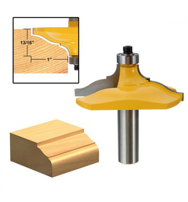 1/2 Inch Shank Chisel Cutter Router Bit Door Woodworking Carpentry Tool