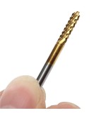 3mm End Mill Cutter Rotary Burr Tungsten Steel Titanium Coat Carbide Engraving Bit