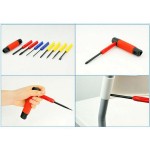 6096 9 in 1 Repair Open Tools Demolition Kits Set Screwdriver for Mobile Phone Computer Hardware