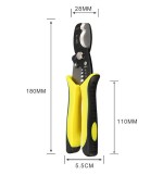 Steel 7 Inch AWG 1.6-3.2 Wire Stripper Cable Cutter Combined Plier